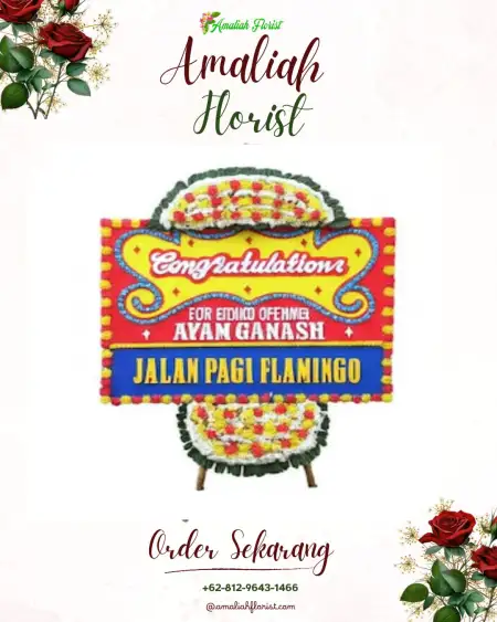 Sewa Papan Bunga Jambon